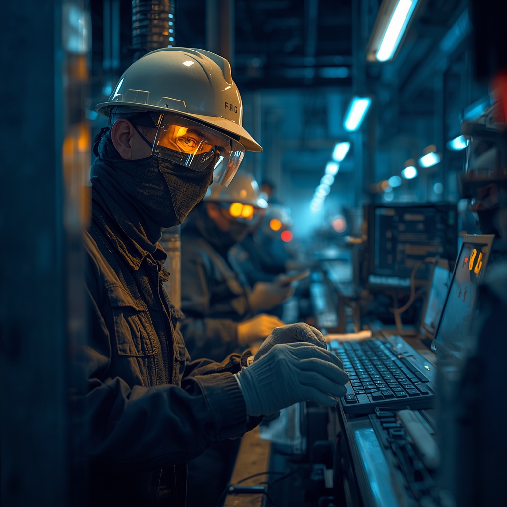 Opérateur en zone industrielle SGZID
